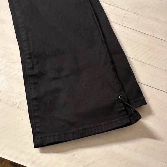 NYDJ Sheri Slim Ankle Jeans, size 12. Riveted ankle slit detail. - Picture 8 of 14